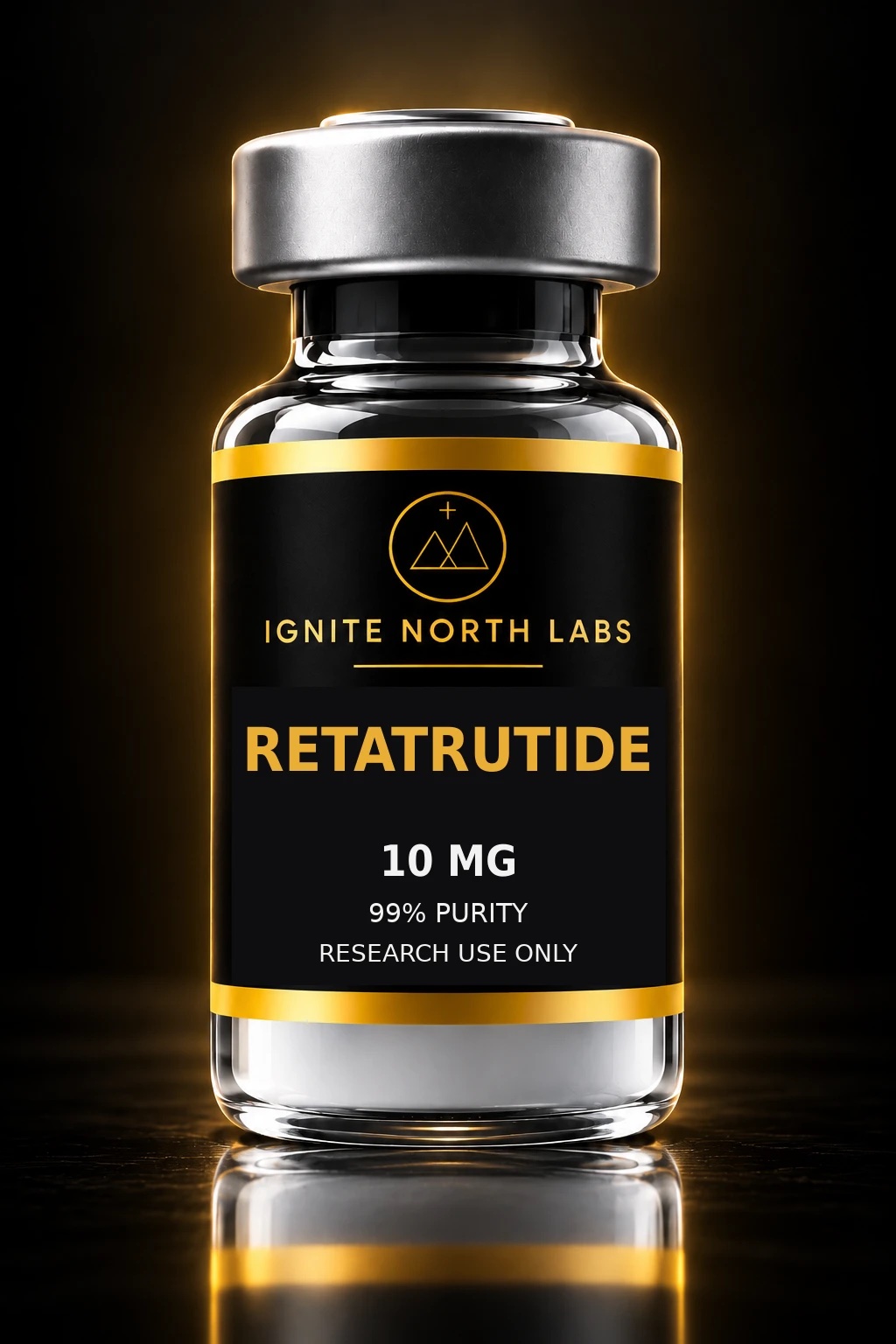Retatrutide vial, Ignite North Labs